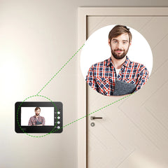 4.3 Inch IPS Screen Intelligent Video Intercom Doorbell 2 Way Audio 2.4G Wi-Fi Infrared Night Vision for Home Surveillance