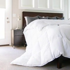 d King Comforter, White, All Season Down Alternative Comforter, Duvet Insert, Fluffy, Extra Large King Comforter,