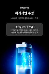 Indian Power Bank Ep800 Plus 25 Years New Camping Battery (800W/512Wh) Lifepo4 Iron Phosphate Ups