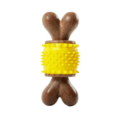 Spiky Bone Dog Toy Pet Teething Chew Toys Sturdy Toothbrush Stick Teeth Cleaning Brush Treat Dispensing Aggressive Chewers Tough