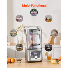 Succebuy 1400W Blender for Smoothies Multi-Functional Food Processing Blender&Noise Cover for Kitchen