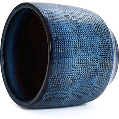 Ceramic Planters, Large Outdoor Indoor Plant Pots with Drainage Hole and Rubber Plug,