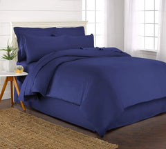 Queen Duvet Cover, 3 Piece Set, Genuine 100% Organic Viscose Derived from Bamboo, Luxuriously Soft and Cooling, 2 Pillowcases