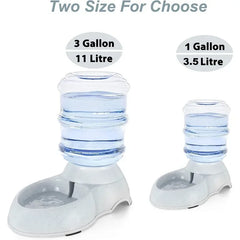 Pet Water Dispenser Station for Large Dogs and Cats,3 Gallon/11L Gravity Automatic Feeder, Cat Dog Water Fountain
