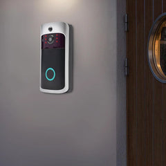 Smart WiFi Video Doorbell with Night Vision Camera SmartSensor for Doors and Windows, APP SmartCamera with Voice Control