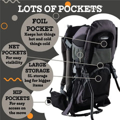 Hiking Baby Carrier Backpack - Comfortable Toddler/Baby Backpack Carrier System with Diaper Change Pad