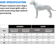 Heavy Duty Tactical Dog Harness for Large Dogs, No Pull Adjustable Pet Harness Reflective Service Training Easy Control