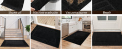 Door-Mat Non-Slip Front Doormat Entrance Mats for Front Door Entry Resist Dirt Washable Doormat Absorbent Entryway Door Mat