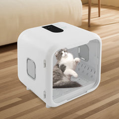 18.5" Pet Dryer Box Pet Grooming Hair Dryer Pet Force Dryer  Sterilization Adjustable Wind and Temperature Anti-false Touch Lock