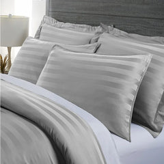 Queen Duvet Cover, 3 Piece Set, Genuine 100% Organic Viscose Derived from Bamboo, Luxuriously Soft and Cooling, 2 Pillowcases