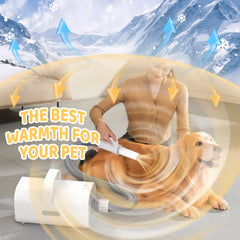 Pet Dog Hair Dryer, 4-in-1 Grooming Tool with 90m/s High-Speed and Temperature Control