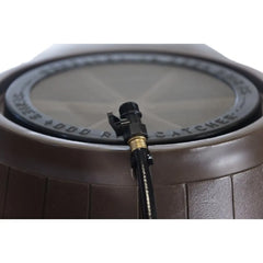 Raincatcher, Flat-Back Rain Barrel with Spigots