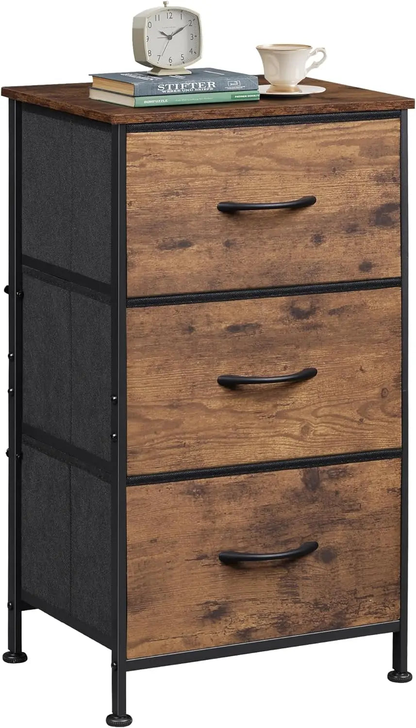 Fabric Nightstand Organizer Storage  for Bedroom Hallway Entryway Closet