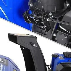 24-Inch Self-Propelled Gas Snowblower, 209cc with Electric Start and LED Headlight, for Driveway Snow Removal.