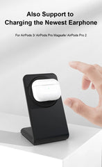 Magnetic Wireless Charger for MagSafe Dock Stand 15W Fast Charging for iPhone 15 14 13 12 Pro Max Mini Plus  for Samsung S24 S23