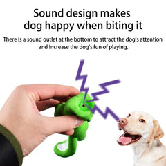 Puppy Fetch Interactive Play Toy Squeak Toys With High Flexibility Dog Chew Toys Puppy Teething Chew Toys For Boredom Relief