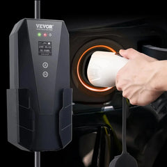 Level 2 Portable EV Charger 32 Amp 240V Electric Vehicle Charger with 28 ft Charging Cable NEMA 1450P Plug 16 20 24 32A Adjust