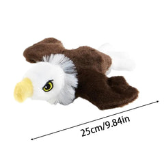 Chirping Bird Cat Toy Interactive Flapping Wings Plush Bird Toy Battery Operated Stimulate Animal Kitten Toy