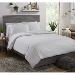 Queen Duvet Cover, 3 Piece Set, Genuine 100% Organic Viscose Derived from Bamboo, Luxuriously Soft and Cooling, 2 Pillowcases