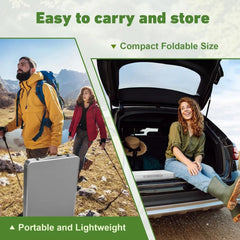Folding Camping  with Storage, Lightweight & Portable, 3 Heights Adjustable Folding, Outdoor Tables
