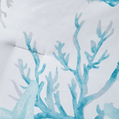 7 Piece Bed In A Bag Bed Comforter Set Queen, Fashion Starfish Coral Print, Boho Print Comforter And Sheet, Pillowcase Set,