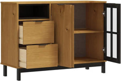 Wooden Buffet Sideboard Storage Cabinet Console Table Kitchen Dining Room Furniture Organizer, Entryway Cupboard