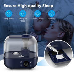 Sejoy 5L Humidifier for Bedroom Large Room Home Diffuser Aromatherapy Upper Water Household Spray Humidification Machine