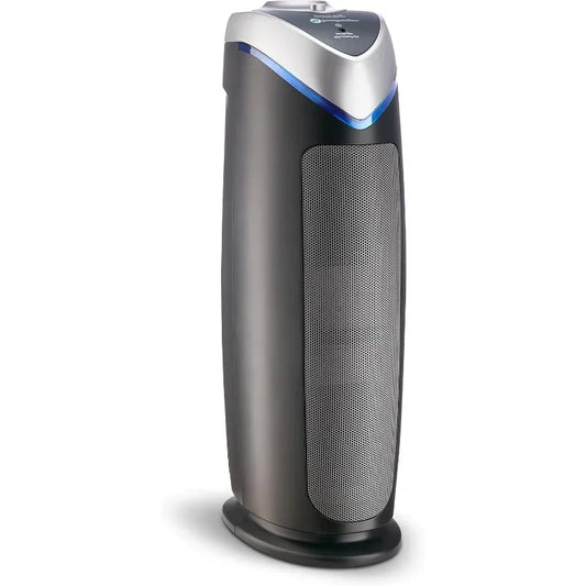 4-In-1 HEPA Air Purifier for Home, Large Rooms Up To 743 Sq. Ft. with HEPA Air Filter, UC-V Light & Odor Reduction, AC4825E, 22"