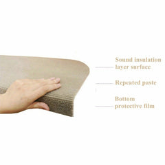 Carpet Stair Treads 13PCS Non-Slip Stair Treads Carpet Steps Indoor Stair Protection Covers Rug Padsfor Children Elderly Pet