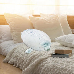 Toy Baby Sleeping Throw Pillow Gifts for Kids Girls 30CM Angry Blob Seal Pillow Chubby 3D Sea Lion Doll Plush Stuffed