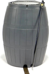 Raincatcher, Flat-Back Rain Barrel with Spigots