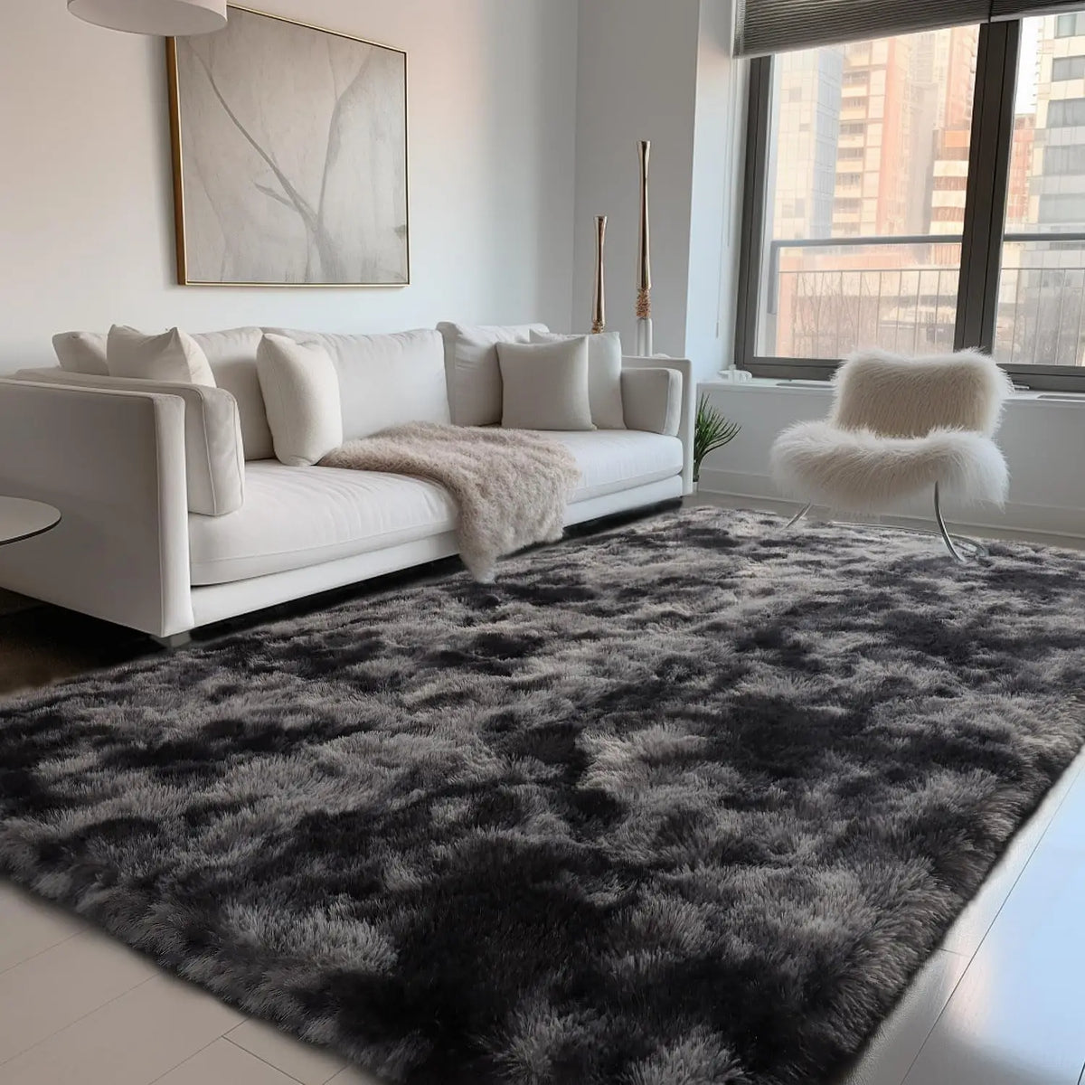 Area Rugs for Living Room  Rugs for Bedroom 6x9 Carpet Fluffy Fuzzy Soft Shag Aesthetic Plush High Pile Throw Rug for Nursery