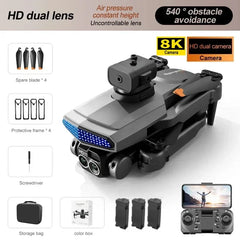 2025 D6 Mini Drone 4k Profesional 8K HD Camera Obstacle Avoidance Aerial Photography Brushless Foldable Quadcopter Gifts Toys