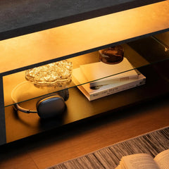 LED TV Stand TV Stands for Living Room Modern TV Stand with Storage for 65/70/75 inche TVs Entertainment Center