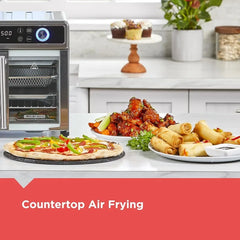 BLACK+DECKER Crisp 'N Bake Air Fryer Toaster Oven Combo, 12 in 1 Countertop Convection Oven Cooks Food Fast, Fits a Whole Pizza