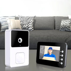 4.3 Inch IPS Screen Intelligent Video Intercom Doorbell 2 Way Audio 2.4G Wi-Fi Infrared Night Vision for Home Surveillance