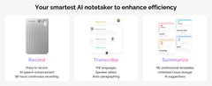 PLAUD NOTE – AI Meeting Recorder for Students & Professionals, Instant Transcripts & Summaries
