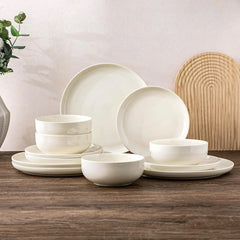 Ceramic Dinnerware Sets of 6,Porcelain Plates and Bowls Sets, Scratch Resistant Dishes Set, Dishwasher & Microwave & Oven