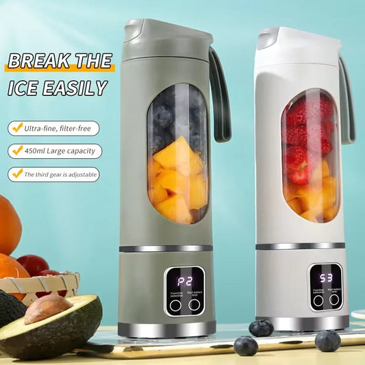 Electric Juicer Cup 8/12 Blades Milkshake Machine Portable Fruit Milk Mixing Tool Mini Fresh Juice Portable Blender For Home