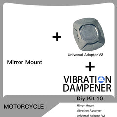 Motorcycle Handlebar Clamp Stem Fork Mount PRO Holder Phone Mount Vibration Dampener MAG Universal Adaptors Wireless Charger