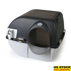 Large Self-Cleaning Litter Box Cats Automatic Waste Disposal Easy Clean Design With Pull-Out Tray Durable Sifting Grill