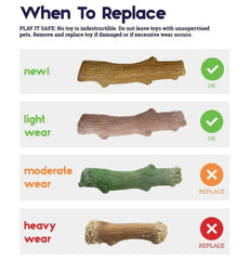 Dogwood Wood Alternative Dog Chew Toy, Large