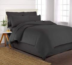 Queen Duvet Cover, 3 Piece Set, Genuine 100% Organic Viscose Derived from Bamboo, Luxuriously Soft and Cooling, 2 Pillowcases