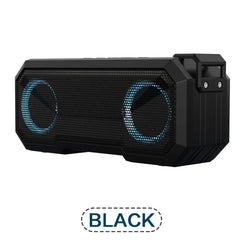 STONEGO Portable Bluetooth Speaker Wireless Flash Light Speaker TWS Bass Stereo IPX7 Waterproof Loudspeaker FM 12H Playtime