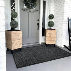 Front Door Mat Heavy Duty Indoor Outdoor Door Mat Non-Slip Backing Doormat for Entryway Stain and Fade Resistant Commercial