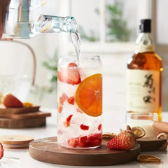 Transparent Bubble Tea Cup with Lid and Straw - 1PCS Juice Glass Beer Can Milk Mocha Cups - Stylish Breakfast Mug Drinkware