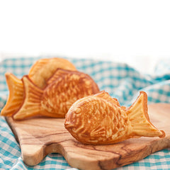 Double Fish Shaped Taiyaki Dessert Waffle Cake Maker Pan Non Stick Taiyaki Cooking Bakeware Aluminum Alloy Taiyaki Baking Pan