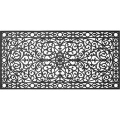 900223672 Gatsby Rubber Doormat, 3' x 6', Black