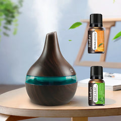 1pc Aroma Diffuser, Rattan Look Essential Oil Diffuser with Waterless Auto Shut-off Protection for Aromatherapy And Humidificati