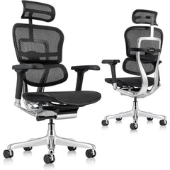 Eurotech Me7Erg Gen2 High Back Mesh Office Chair With Tilt Tension Control, Tilt Lock, Back Angle, Back Height, Synchro Tilt,